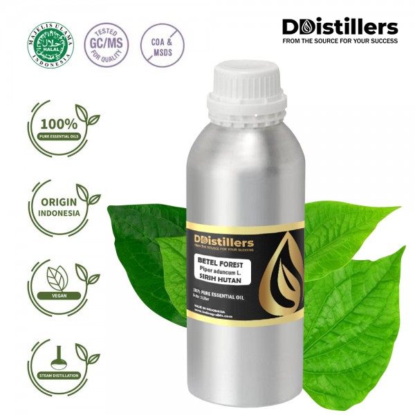 Betel Forest / Sirih Hutan Essential Oil Pure 100% | Piper Aduncum / Sirih Hutan